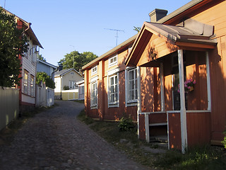 Image showing The old town of Porvoo