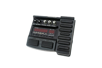 Image showing Guitar multi effects pedal isolated