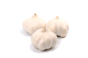 Image showing three garlics