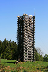 Image showing Vertical Wood Stores