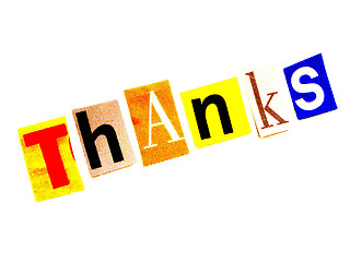 Image showing thanks