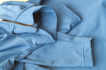 Image showing sport fleece jacket detail