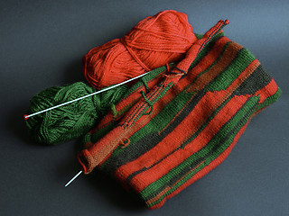 Image showing knitting