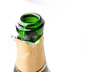 Image showing champagne bottle