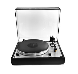 Image showing Record on turntable