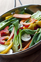 Image showing Vegetable stir fry