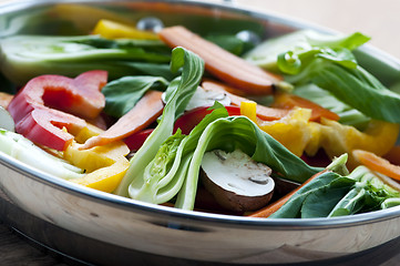Image showing Vegetable stir fry