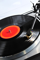 Image showing Record on turntable