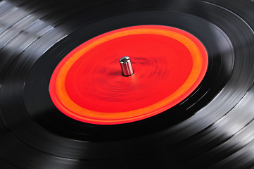 Image showing Record on turntable