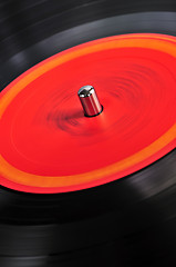 Image showing Record on turntable