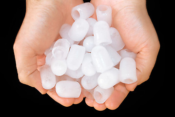 Image showing Ice in hand