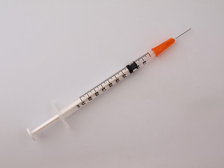 Image showing Hypodermic syringe 