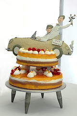 Image showing GAY WEDDING CAKE