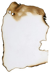 Image showing burnt paper