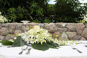 Image showing Wedding reception