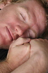 Image showing Man sleeping