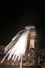 Image showing Explosions from a building.