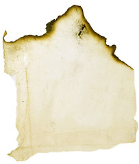 Image showing burnt paper