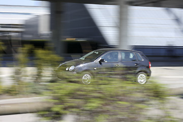 Image showing speeding car