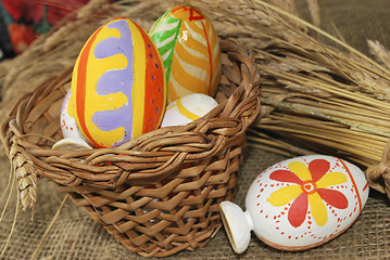 Image showing Easter eggs