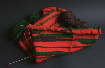 Image showing knitting