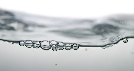 Image showing wave and bubbles