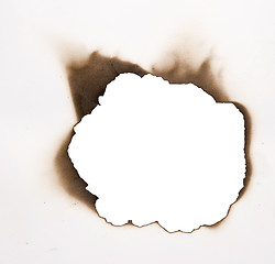 Image showing burnt hole