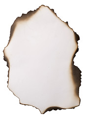 Image showing old burnt paper