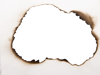 Image showing hole in paper