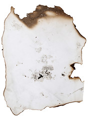 Image showing burnt dirty paper
