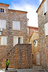 Image showing Old stone town in Montenegro - Budva