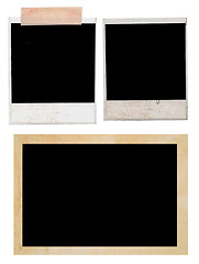 Image showing polaroids and photo frame