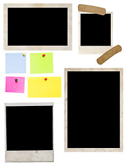 Image showing polaroids and photo frames