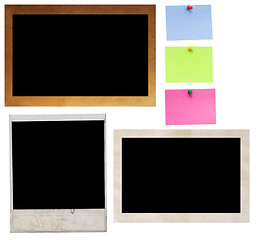 Image showing polaroid and photo frame