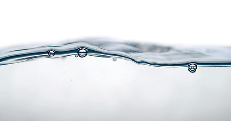 Image showing wave and bubbles