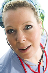 Image showing nurse with stethoscope