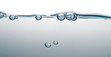 Image showing wave and bubbles