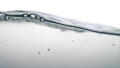 Image showing wave and bubbles