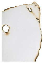 Image showing burnt paper