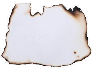 Image showing burnt paper