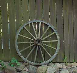 Image showing Wheel of wood