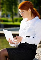 Image showing happy businesswoman