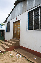 Image showing entry iglesia la cosecha little corn island nicaragua