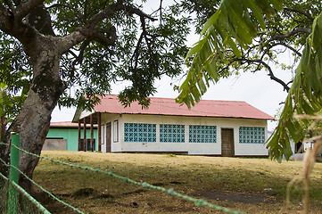 Image showing architecture little corn island nicaragua