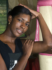 Image showing native woman posing nicaragua