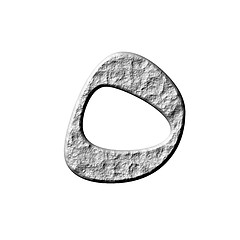 Image showing 3D Stone Arab Number 5