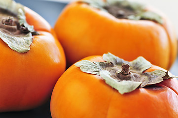 Image showing Persimmons