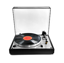 Image showing Record on turntable
