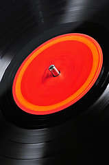 Image showing Record on turntable