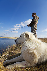 Image showing Fishing pet